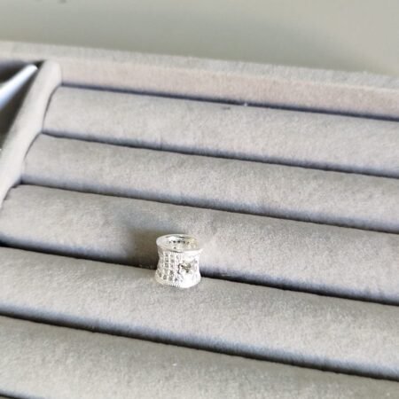 Berloque P. separador trevo zirc. crav.