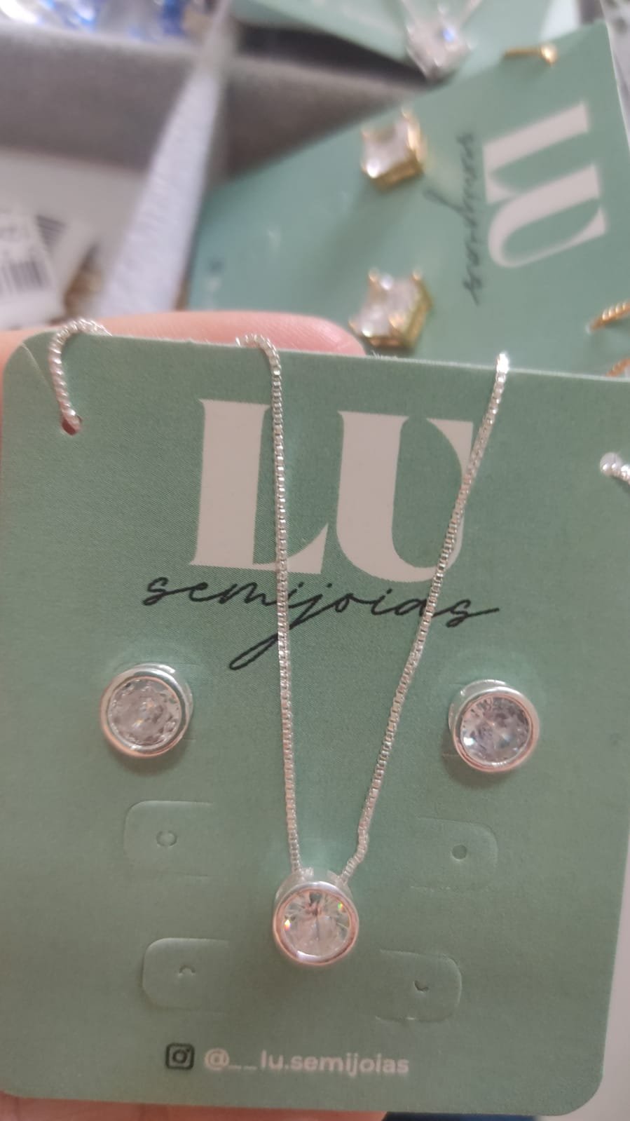 Conj. P. cristal redondo