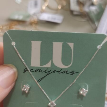 Conj. P. cristal quadrado mini