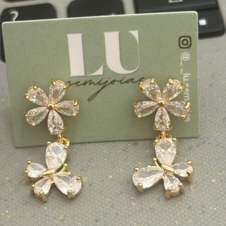 B.O flor e borboleta