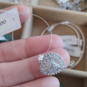 M.P Coração crav. cristal