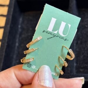 B.O trio argola zirc. crav.