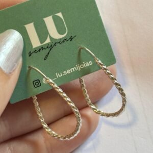 B.P argola trançada