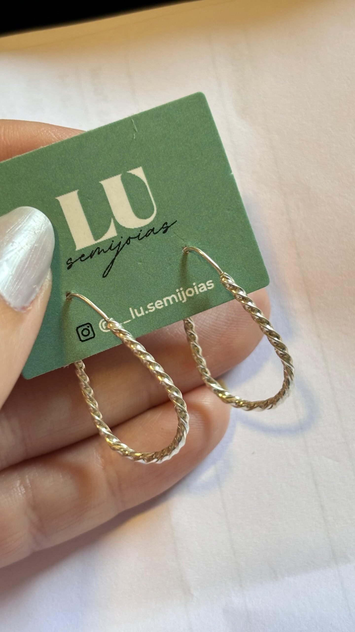 B.P argola trançada