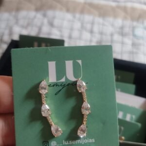 B.O ear cuff zirc. bruna