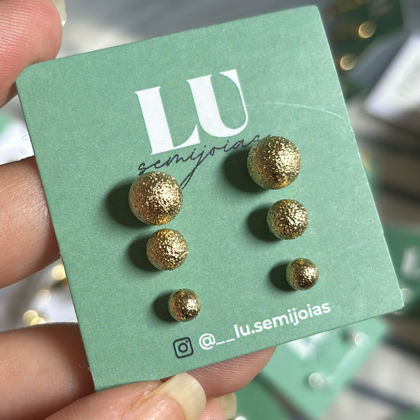 B.O trio bolinha fosca