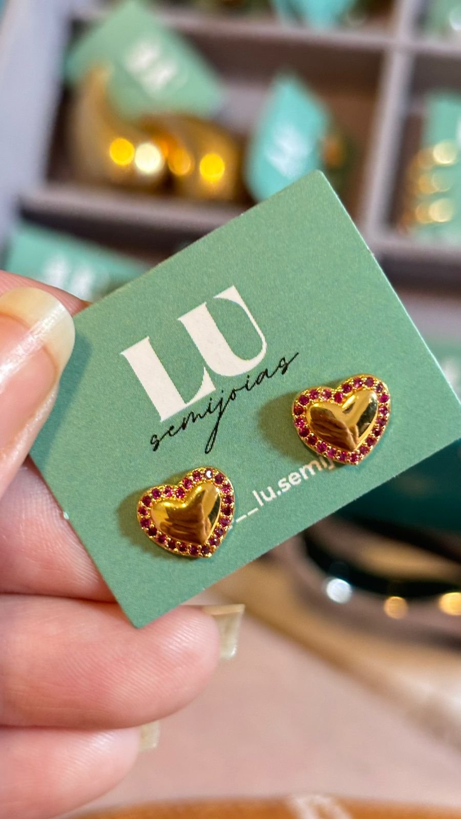 B.O coração crav. rubi