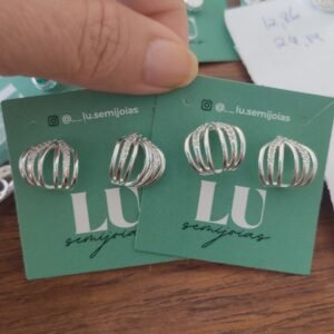 B.P meia argola crav. 12x 12,00