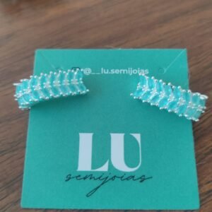 B.P argola pedra azul 12x 17,00