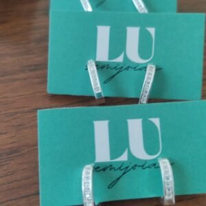 B.P argolinha trapezio zirc. crav. G 12x 11,50