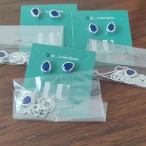 Conj.P gota mini azul