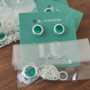 Conj.P bola mini esmeralda