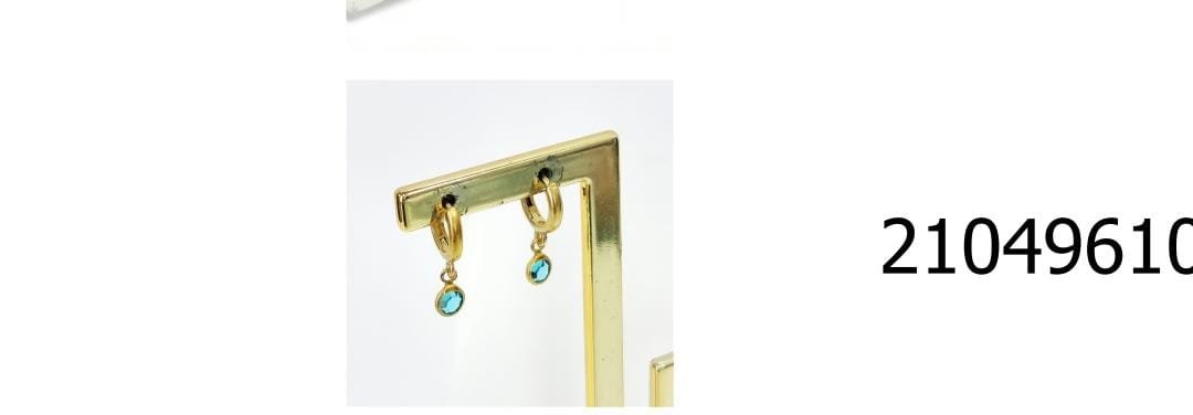 B.O argola ping. azul