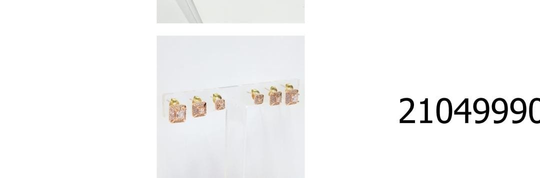 B.P trio cristal quadrado zirc. crav.