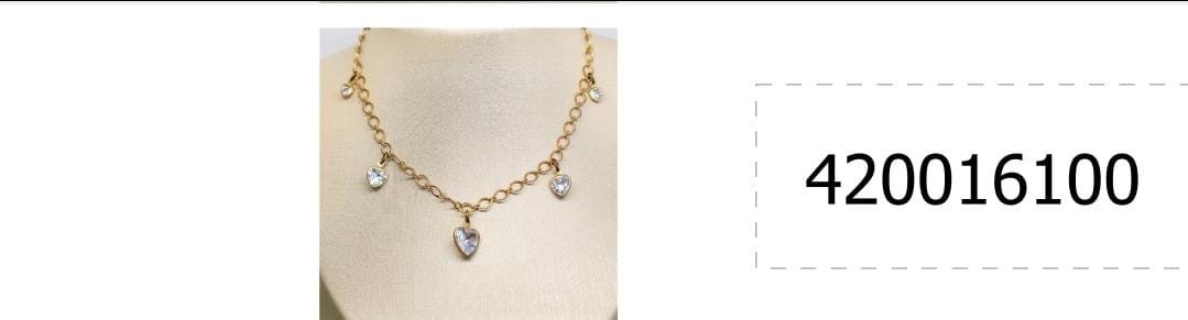 Gar.P varios corações cristal