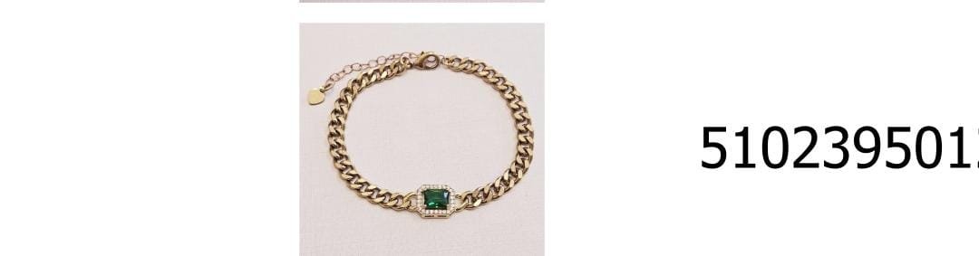 P.P grumet pedra esmeralda