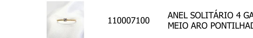 A.O solitario 4 garras pontilhado