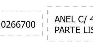 A.P nó 4 fileiras pontilhadas