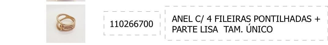 A.P nó 4 fileiras pontilhadas