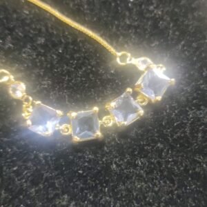 P.O 4 pedras ametista quadradas