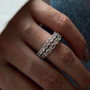 A.P aliança zirc. cristal