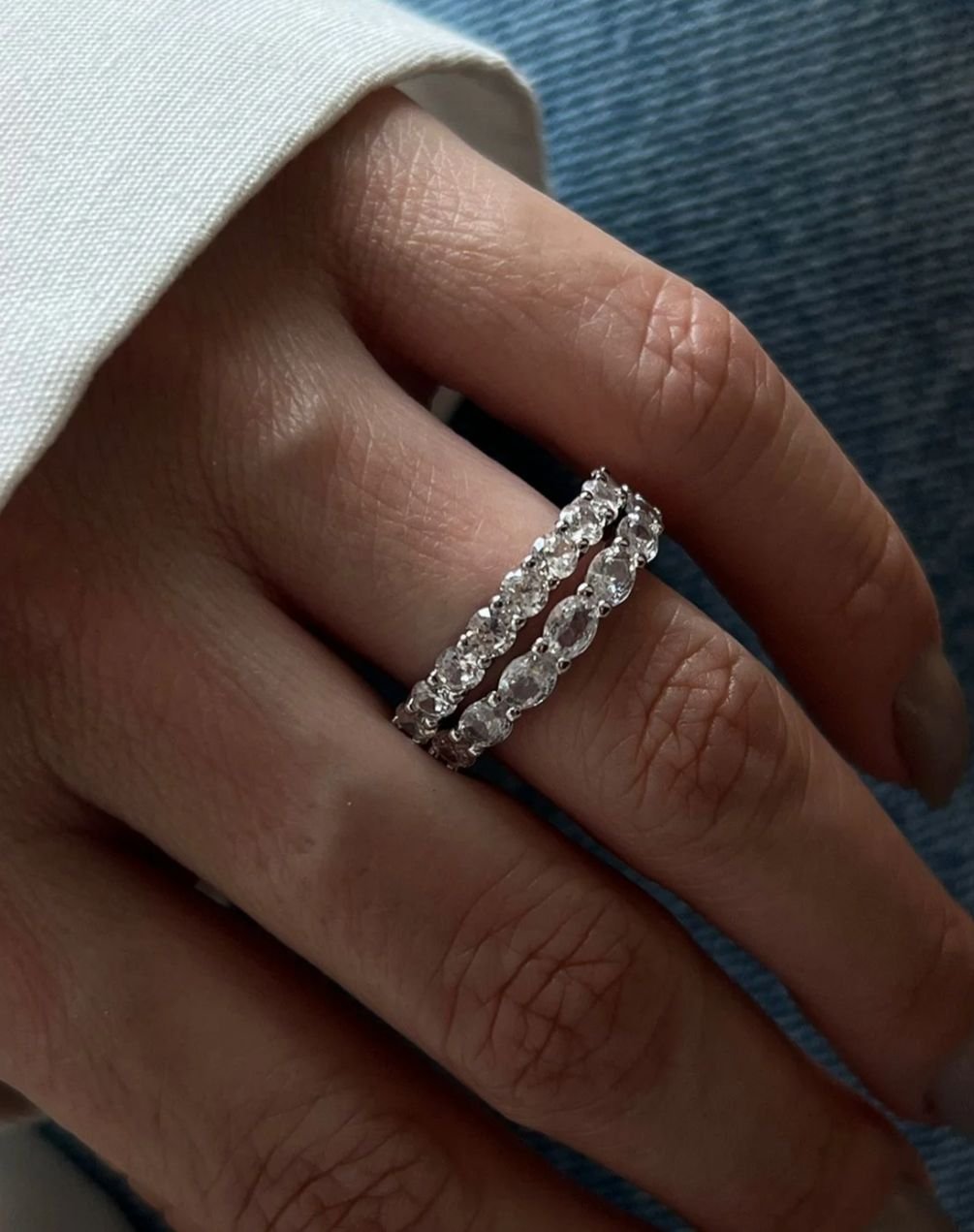 A.P aliança zirc. cristal