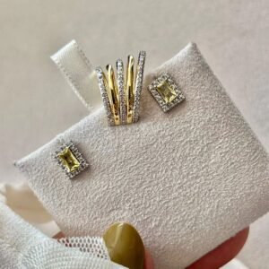 B.P retangulo pequeno cristal e citrino