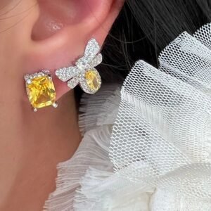 B.P retangulo zirc. cristal lateral citrino