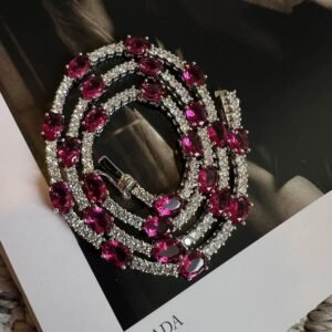 C.P riviera cristal e pink fecho joia