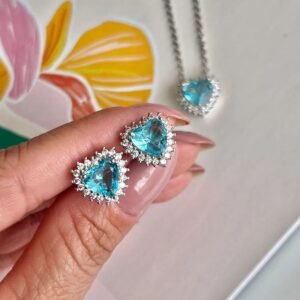 Conj.P gota zirc. cristal e turmalina