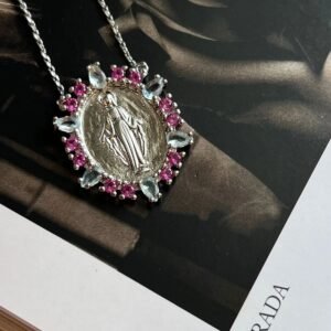 Gar. P Nossa Sra. das Graças Pink e agua marinha