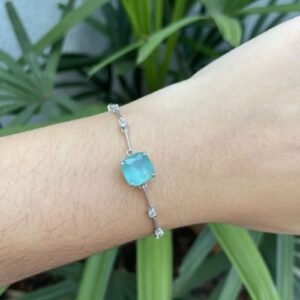 P.P verde agua leitoso