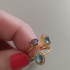 A.O BRUNA três pedras azul