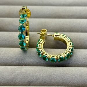 B.O argola turmalina 4mm