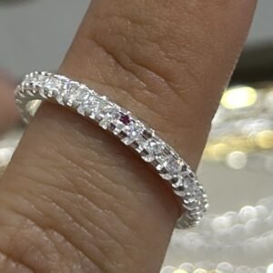 A.P aliança cristal crav. P