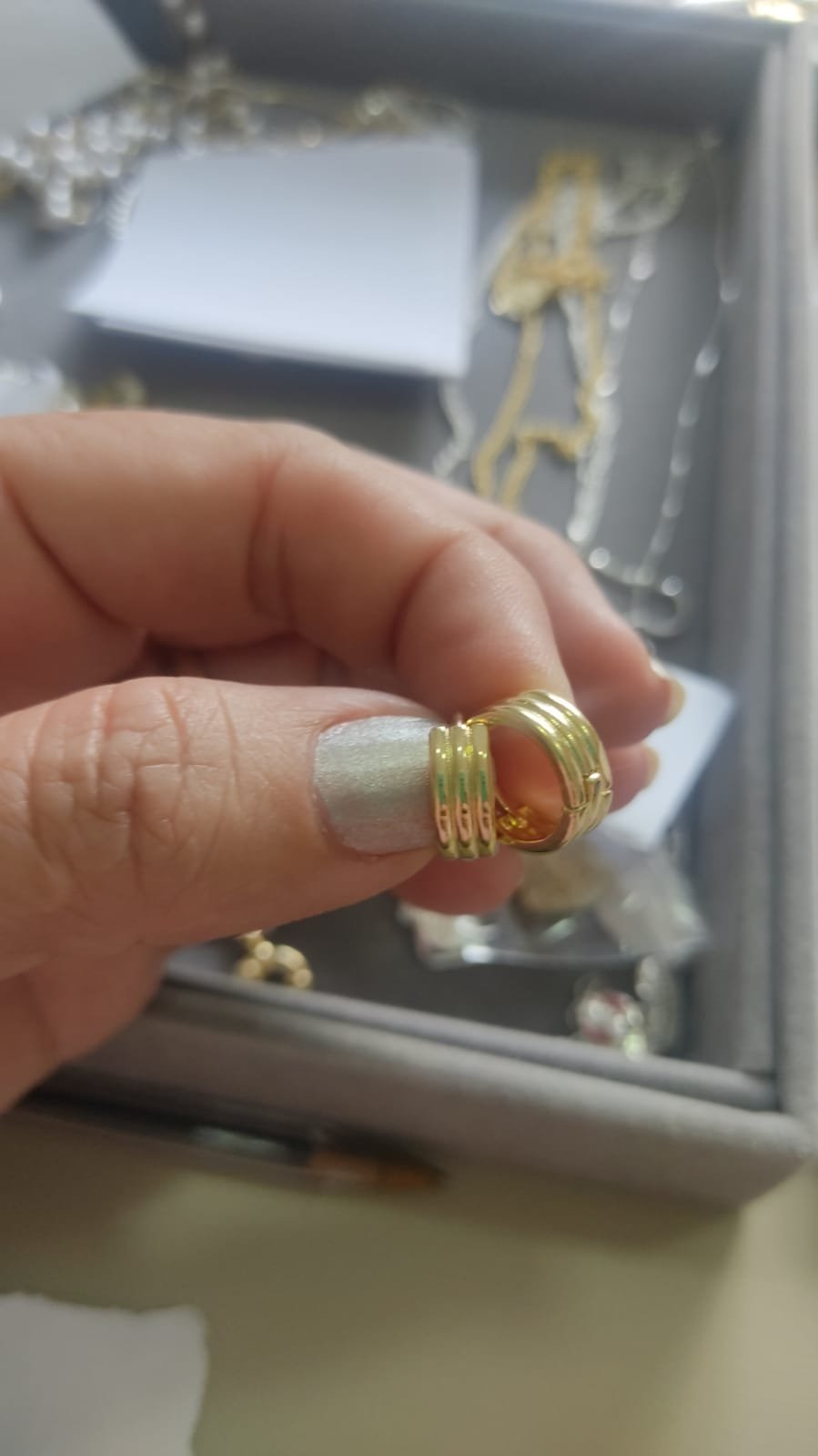 B.O argola click riscada