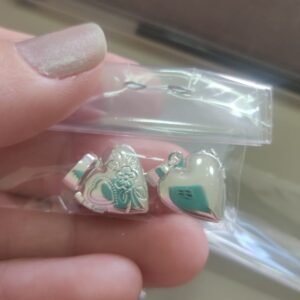 M.p relicario coração desenhos pequeno