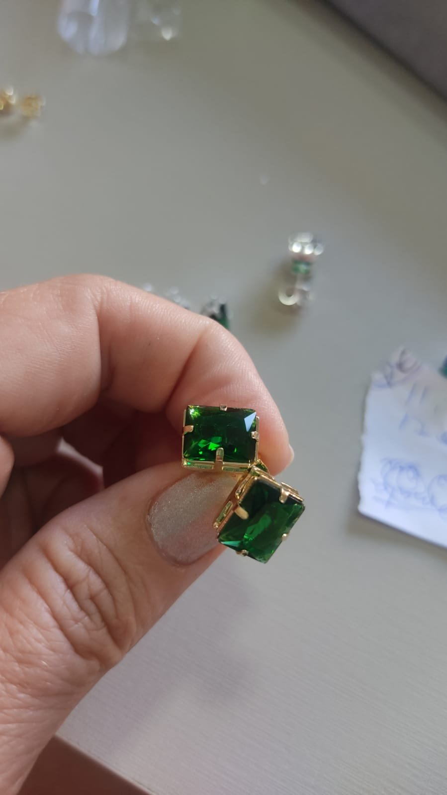 B.O retangulo esmeralda 1cm