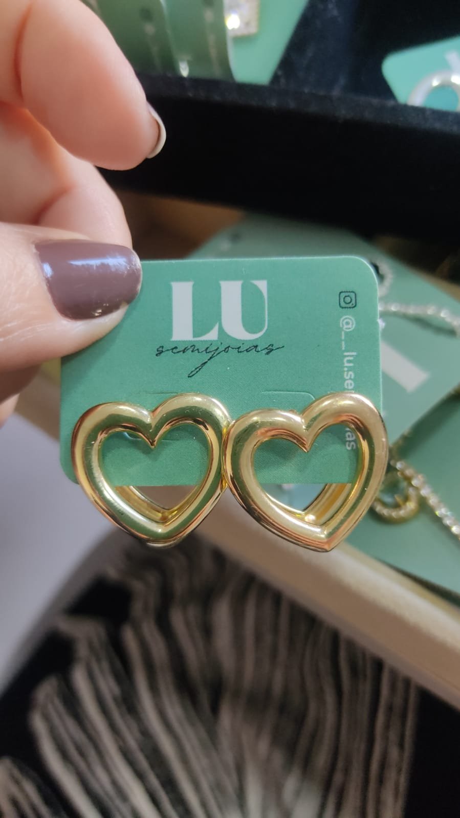 B.O coração vazado click