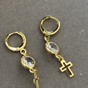 B.O argolinha click ping. ponto de luz e cruz