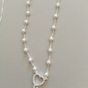 Gar. P. perola coração vazado zirc.crav.