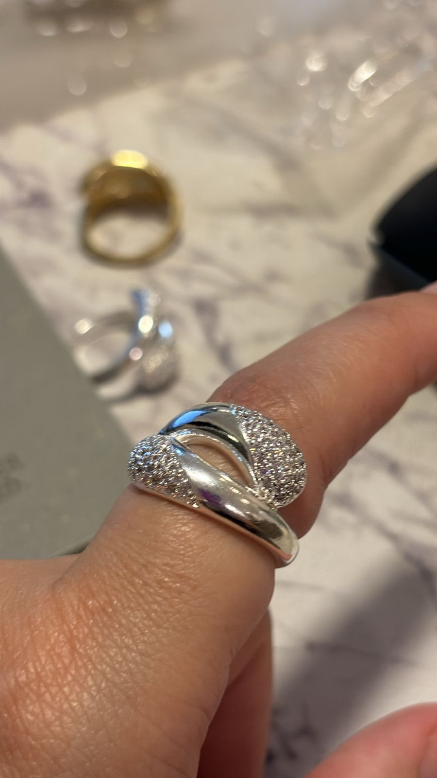 A.P nó pavê zirc. cravejada