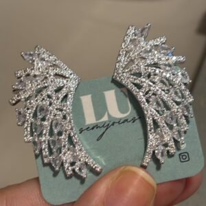 B.P ear cuff asas cristais e zirc. crav.