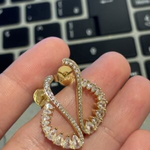 B.O curva S gotas cristais