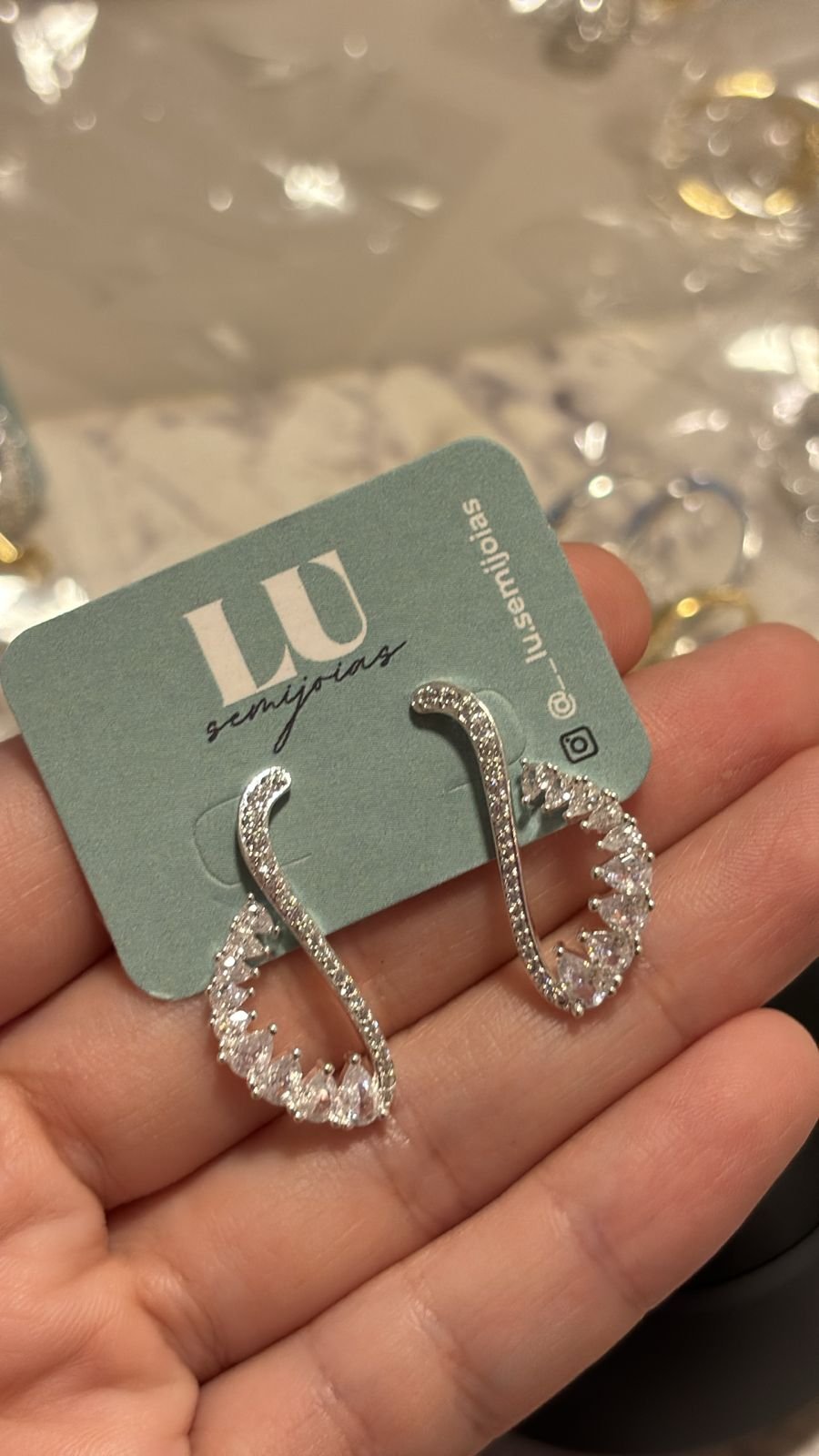 B.P curva S gotas cristais