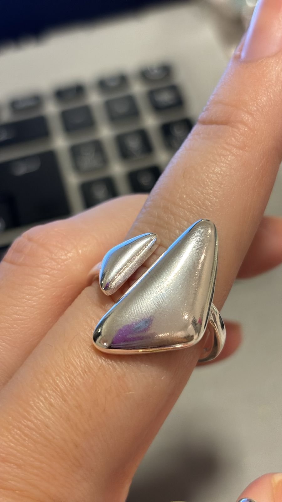 A.P regulagem 2 triangulos lisos organico