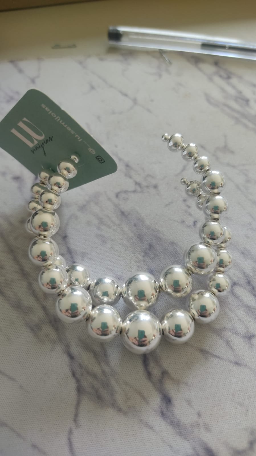 B.P argola grande esferas