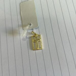 M.O cruz com borda quadrada textura pipoquinha