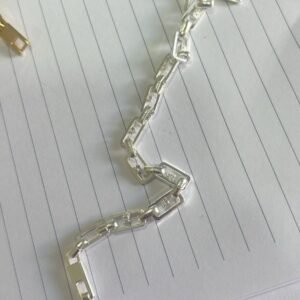 P.P cartier grossa ponto de luz fecho joia com zirc.