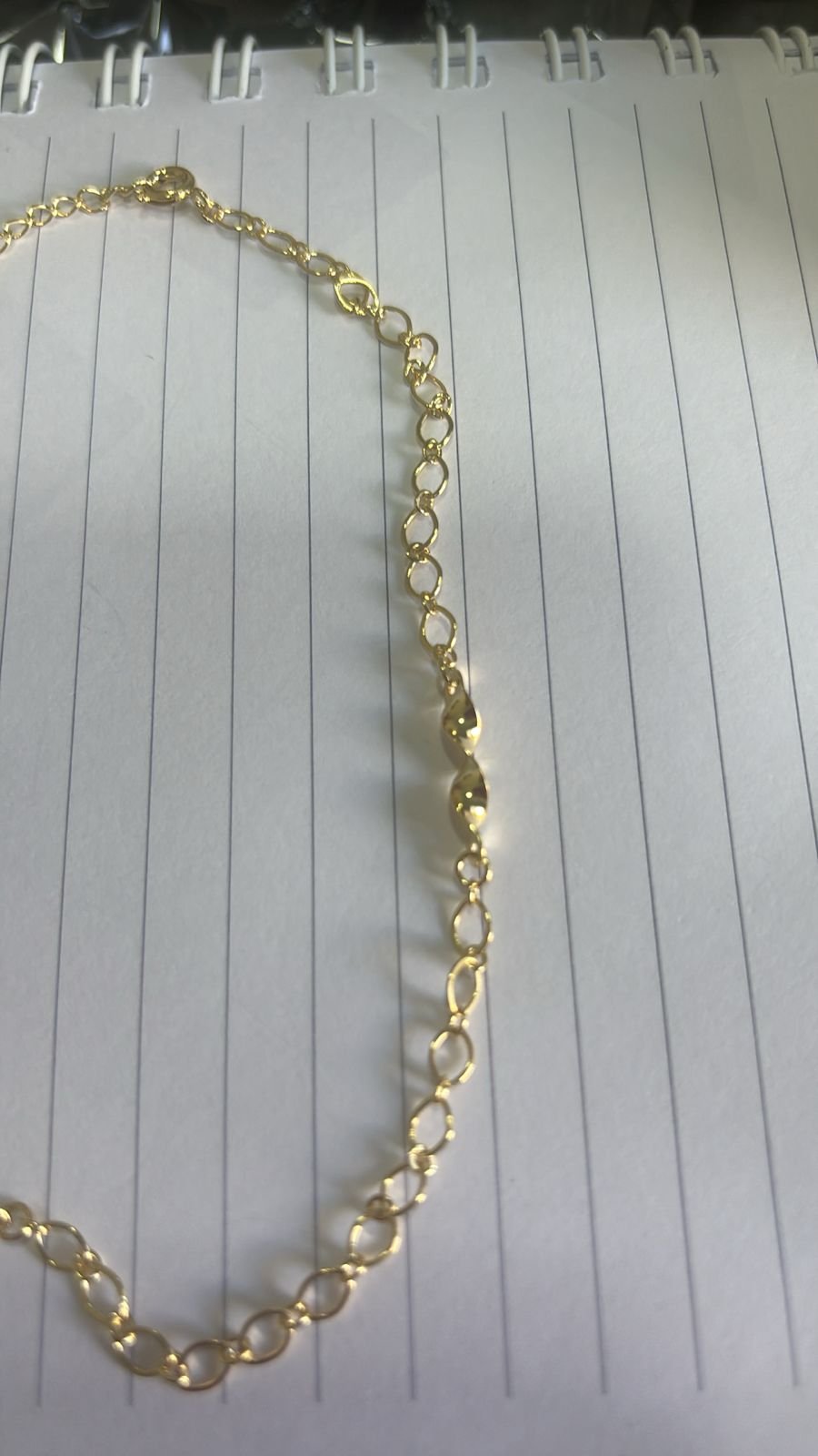 P.O elos + plaquinha torcida